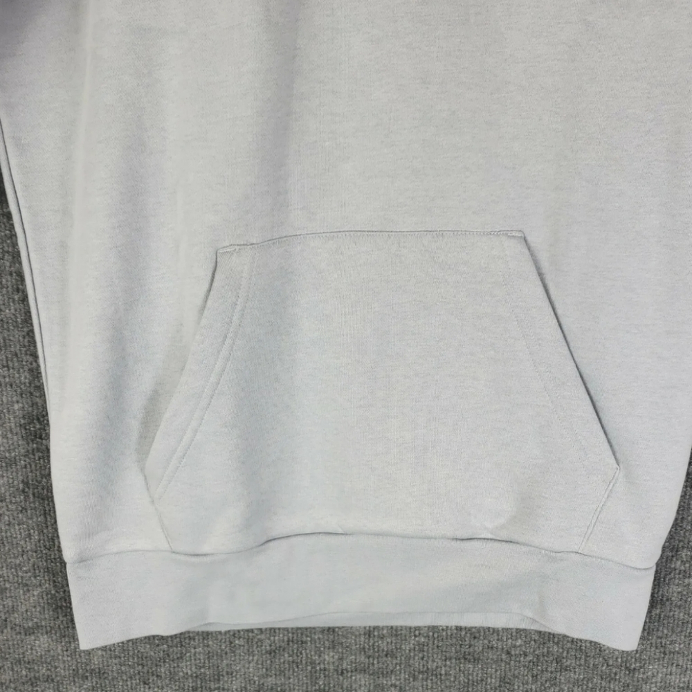 adidas Men's Essentials Camo Print Hoodie Sweatshirt Halo Blue Silver - Picture 5 of 11